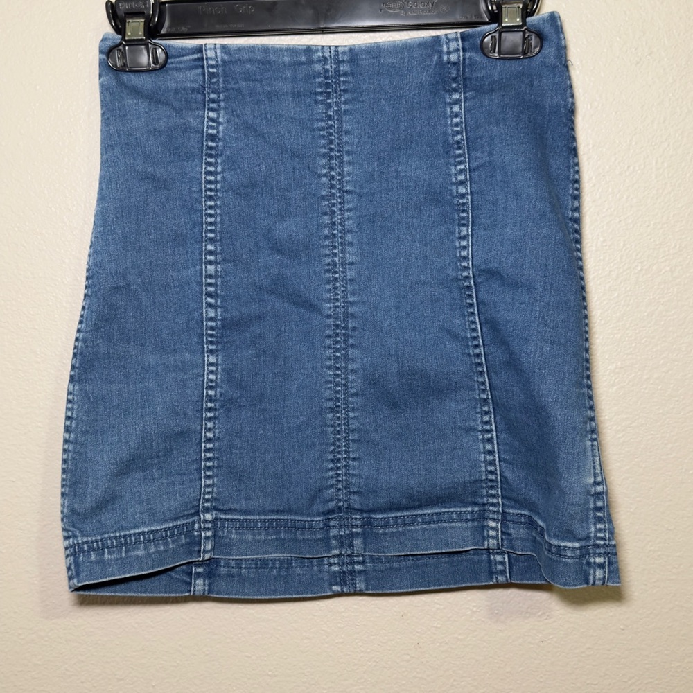 Free People Modern Femme Denim Skirt